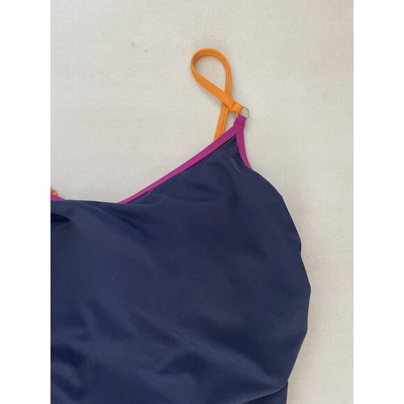 Athleta Swim One Piece Swimsuit Strappy Back Color Block Swimwear - Picture 2 of 8